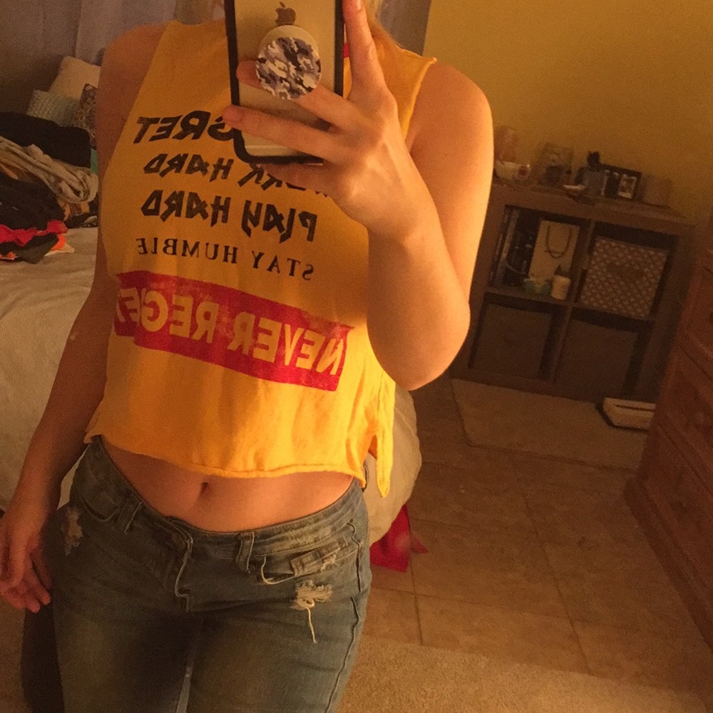 No regrets tank top